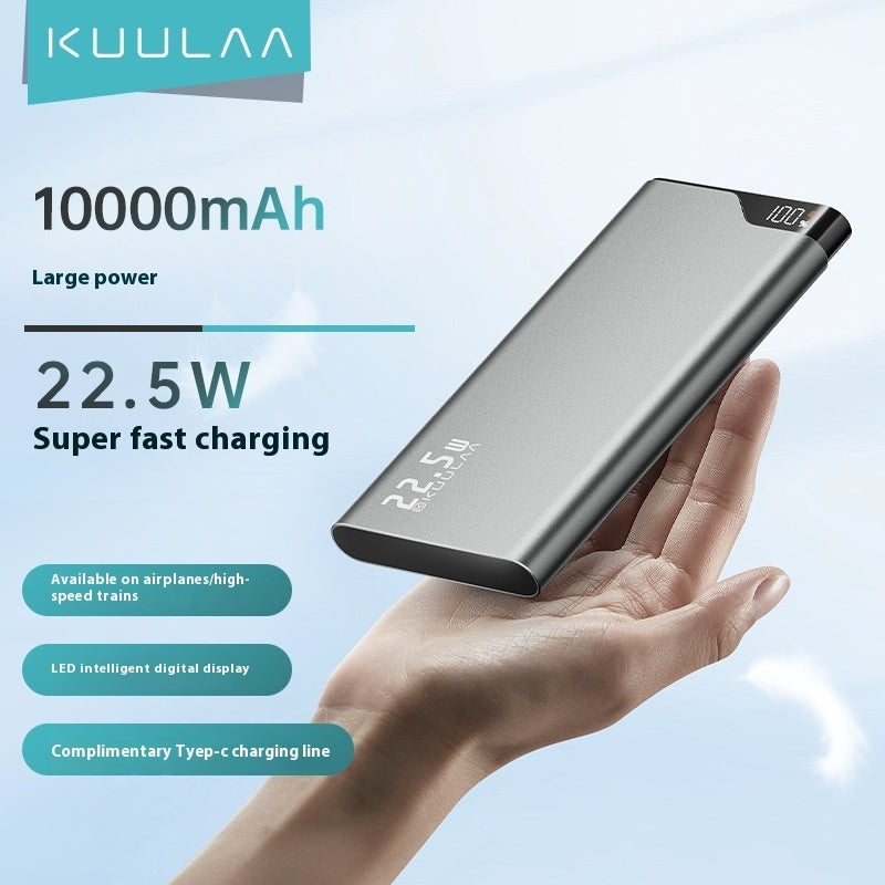 Large Capacity Power Bank 225W Fast Charge with Shell Alloy Design - super large capacity power bank 225w fast charge