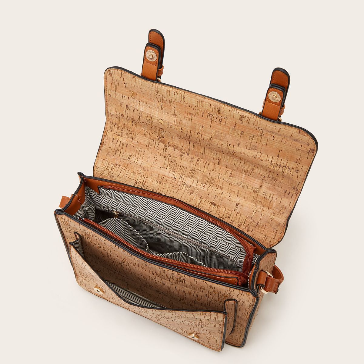 Large Capacity Printed Crossbody Bag with Grass Flower Design - crossbody large capacity printed bag