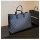 Large Capacity Retro Single Shoulder Tote Bag in Multiple Colors - Teleplus large capacity retro single shoulder tote