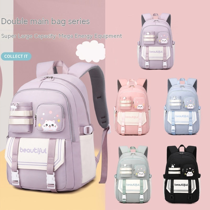 Large Capacity Schoolbag For Primary School Girls Cute - Schoolbag So Cute It Might Go to Class Itself