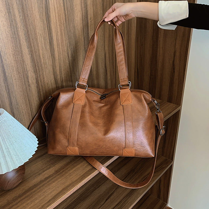 Large Capacity Shoulder Bag for Travel and Daily Use with Hand Carry Option - large capacity shoulder bag hand carrying