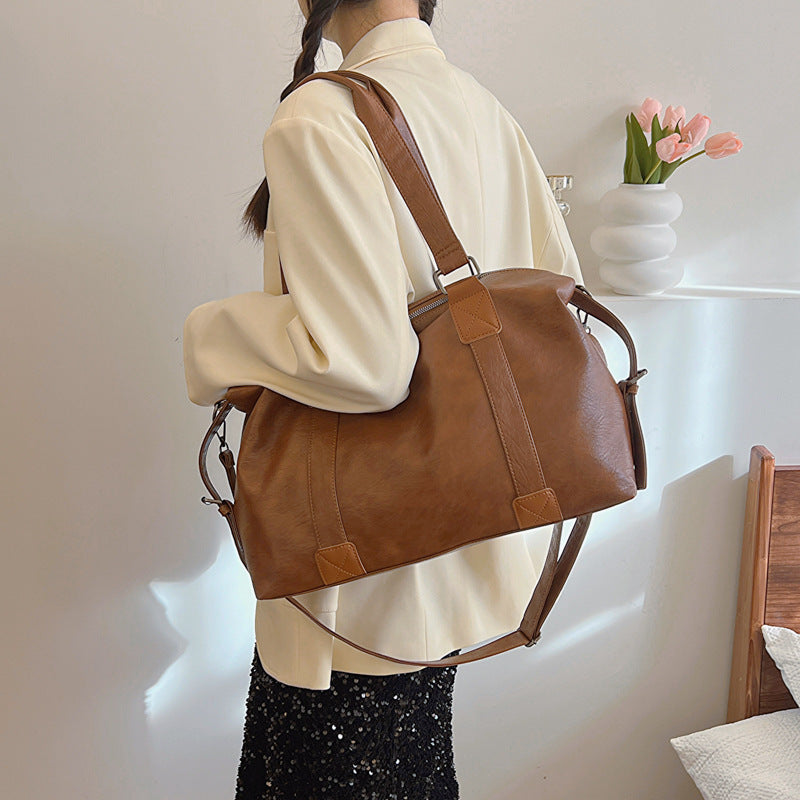 Large Capacity Shoulder Bag for Travel and Daily Use with Hand Carry Option - large capacity shoulder bag hand carrying
