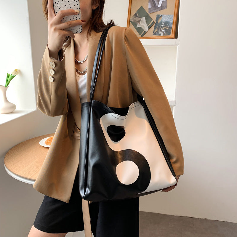 Large Capacity Shoulder Bag with Fashion Simple Underarm Design - Teleplus fashion simple underarm large capacity