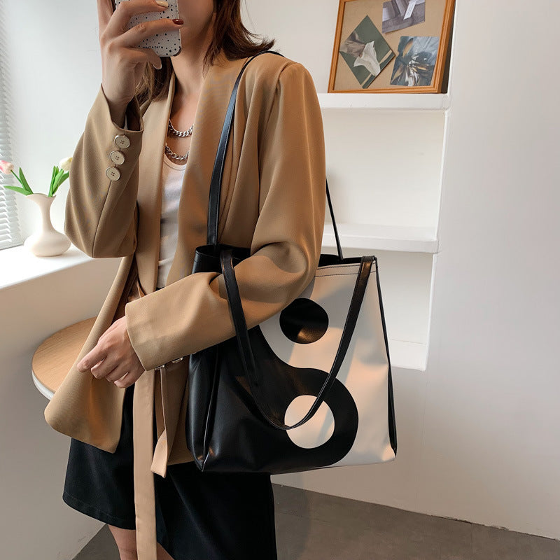 Large Capacity Shoulder Bag with Fashion Simple Underarm Design - Teleplus fashion simple underarm large capacity