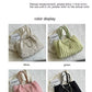 Large Capacity Shoulder Bag with Velvet Lining Casual Tote for Shopping - casual tote large capacity shoulder bag