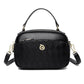 Large Capacity Soft Leather Embossed Suitcase Organizer with Multiple Pockets - large capacity soft leather embossed