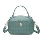 Large Capacity Soft Leather Embossed Suitcase Organizer with Multiple Pockets - large capacity soft leather embossed