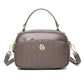 Large Capacity Soft Leather Embossed Suitcase Organizer with Multiple Pockets - large capacity soft leather embossed