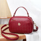 Large Capacity Soft Leather Embossed Suitcase Organizer with Multiple Pockets - large capacity soft leather embossed