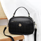 Large Capacity Soft Leather Embossed Suitcase Organizer with Multiple Pockets - large capacity soft leather embossed
