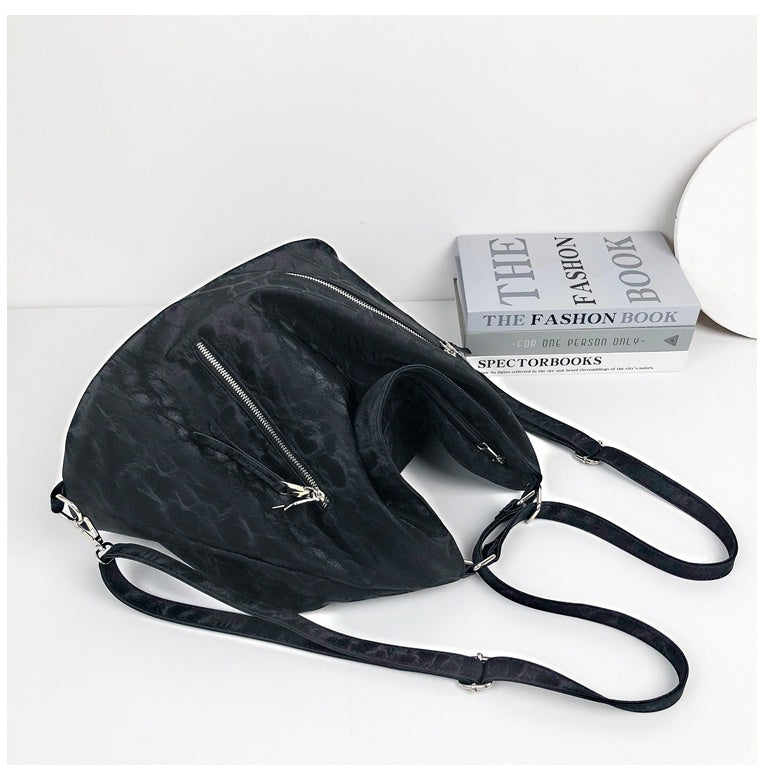 Large Capacity Soft Tote Bag with Shoulder Strap and Double Joint Style - Teleplus large capacity soft tote bag