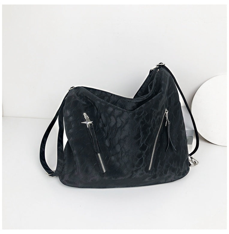 Large Capacity Soft Tote Bag with Shoulder Strap and Double Joint Style - Teleplus large capacity soft tote bag