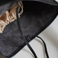 Large Capacity Solid Color Lychee Pattern Bucket Bag for Commute and Travel - Teleplus large capacity solid color