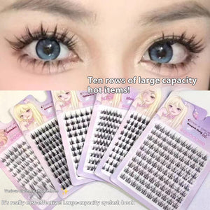 Large Capacity Spire False Eyelashes for Elegant Looks - Teleplus large capacity spire false eyelashes