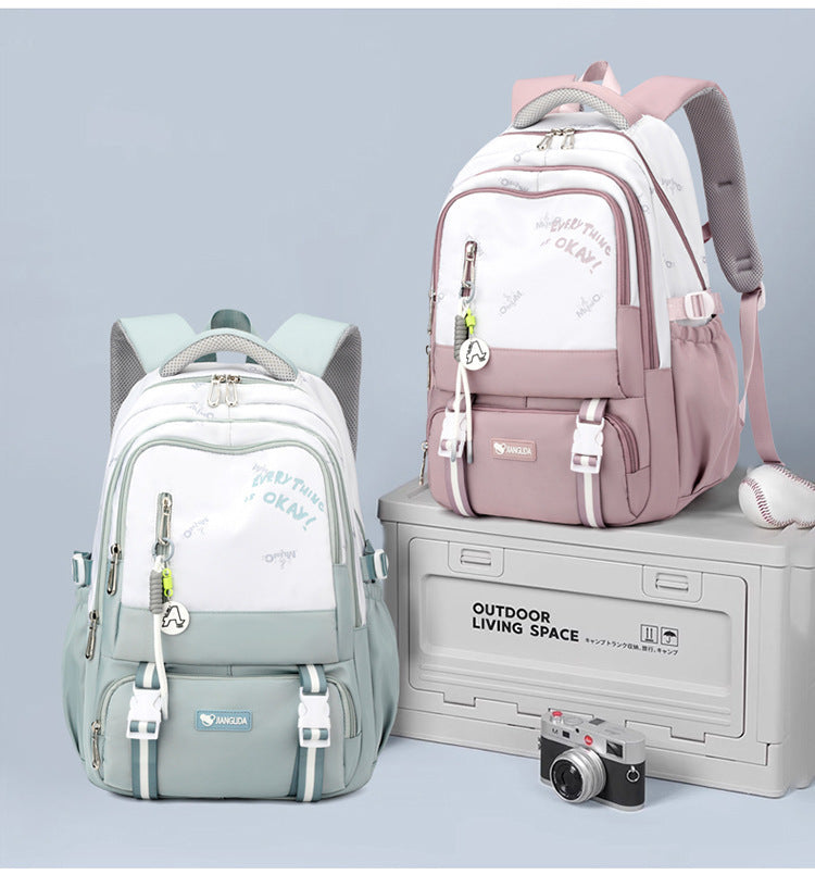 Large Capacity Student Cute And Lightweight Backpack - Backpack So Light It Floats Away With Your Homework