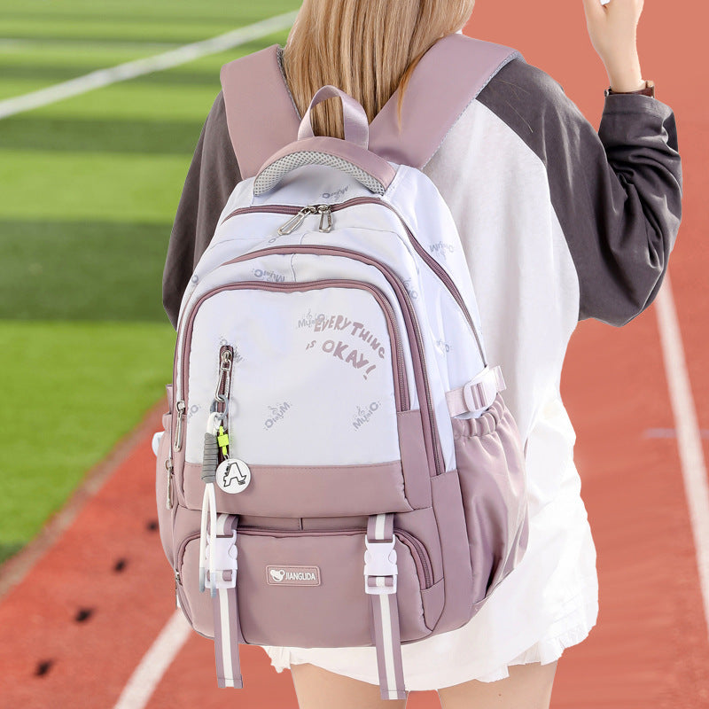 Large Capacity Student Cute And Lightweight Backpack - Backpack So Light It Floats Away With Your Homework