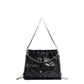 Large Capacity Tote Shoulder Messenger Bag with Sandwich Pocket and Rhombus Design - large capacity tote shoulder