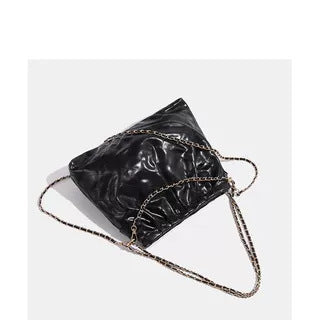Large Capacity Tote Shoulder Messenger Bag with Sandwich Pocket and Rhombus Design - large capacity tote shoulder