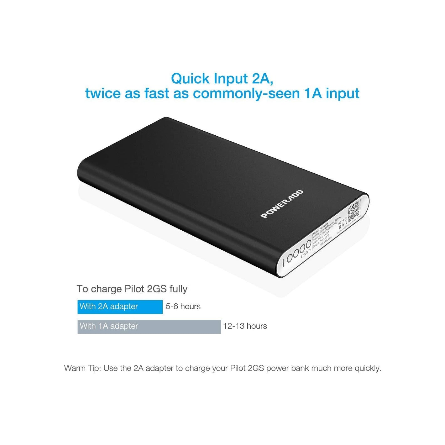 Large Capacity Ultra-thin Compact Portable Charger - Large Capacity Ultra-thin Compact Portable Charger