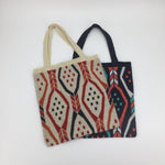 Large Capacity Woven Fabric Cute Fashion Tote Bag with Vertical Suitcase Design - Teleplus large capacity woven fabric