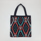 Large Capacity Woven Fabric Cute Fashion Tote Bag with Vertical Suitcase Design - Teleplus large capacity woven fabric