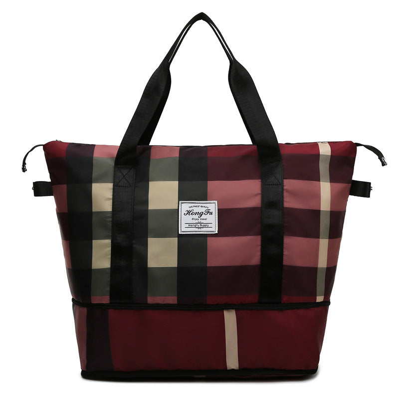 Large Capacity Yoga and Fitness Bag with Waterproof Polyester Lining - Teleplus portable fitness bag large capacity yoga
