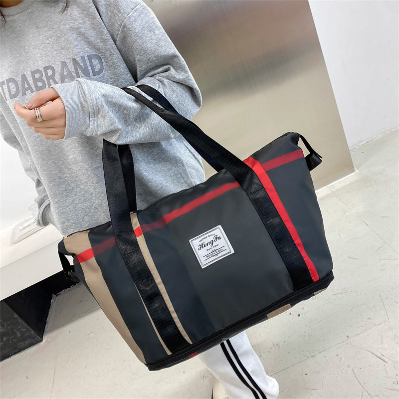 Large Capacity Yoga and Fitness Bag with Waterproof Polyester Lining - Teleplus portable fitness bag large capacity yoga