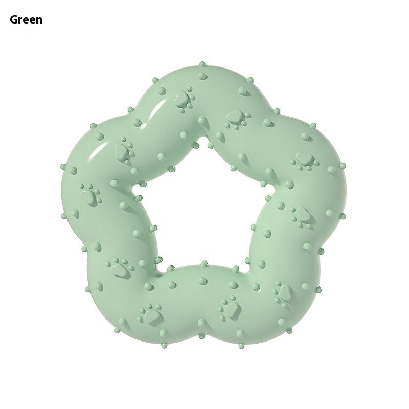 Large Durable TPR Dog Chew Toy for Aggressive Chewers Molar Dental Care