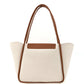 Large Faux Leather Snap Closure Tote Bag Single Compartment Hand Arm and Shoulder Bag