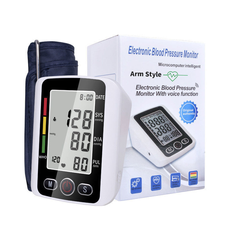 Large Screen Arm Electronic Sphygmomanometer for Household Measuring - Measurement arm electronic sphygmomanometer