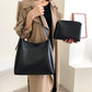 Large Shoulder Bag and Combination Tote in Polyester Soft PU Materials - Leisure large shoulder bag leisure combination