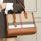 Large Shoulder Bag with Plaid Design for Travel and Leisure - Teleplus handbag large shoulder bag crossbody