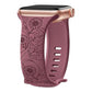 Laser Carved Embossed Brocade Sunflower Silicone Strap - Laser Carved Sunflower Silicone Strap Collection