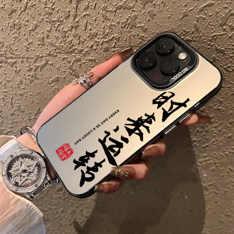 Laser Color Silver Hard Shell for Fall Protection and Good Luck - laser color silver hard shell