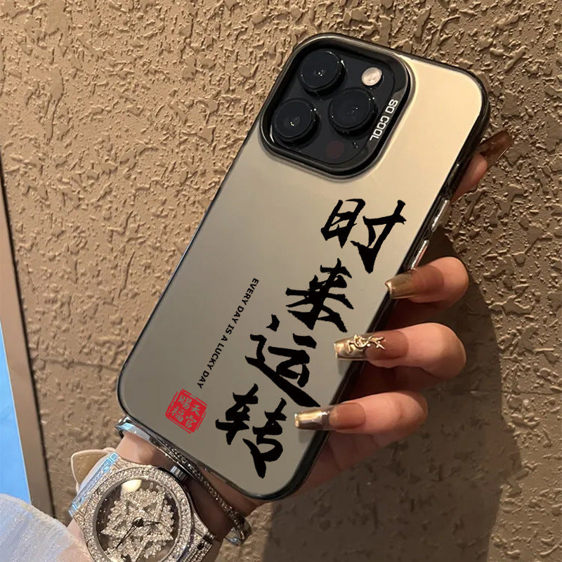 Laser Color Silver Hard Shell for Fall Protection and Good Luck - laser color silver hard shell