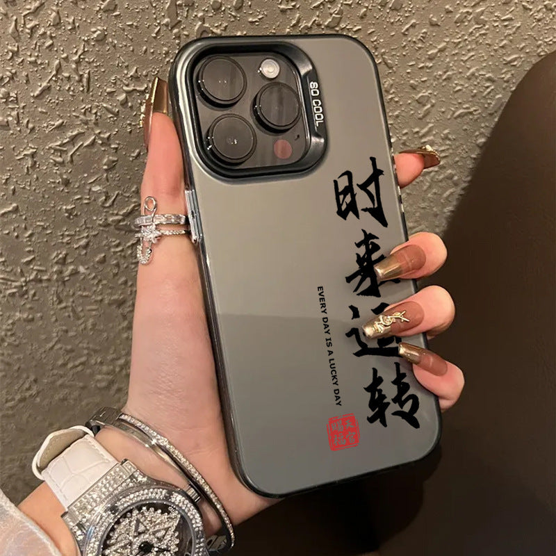 Laser Color Silver Hard Shell for Fall Protection and Good Luck - laser color silver hard shell