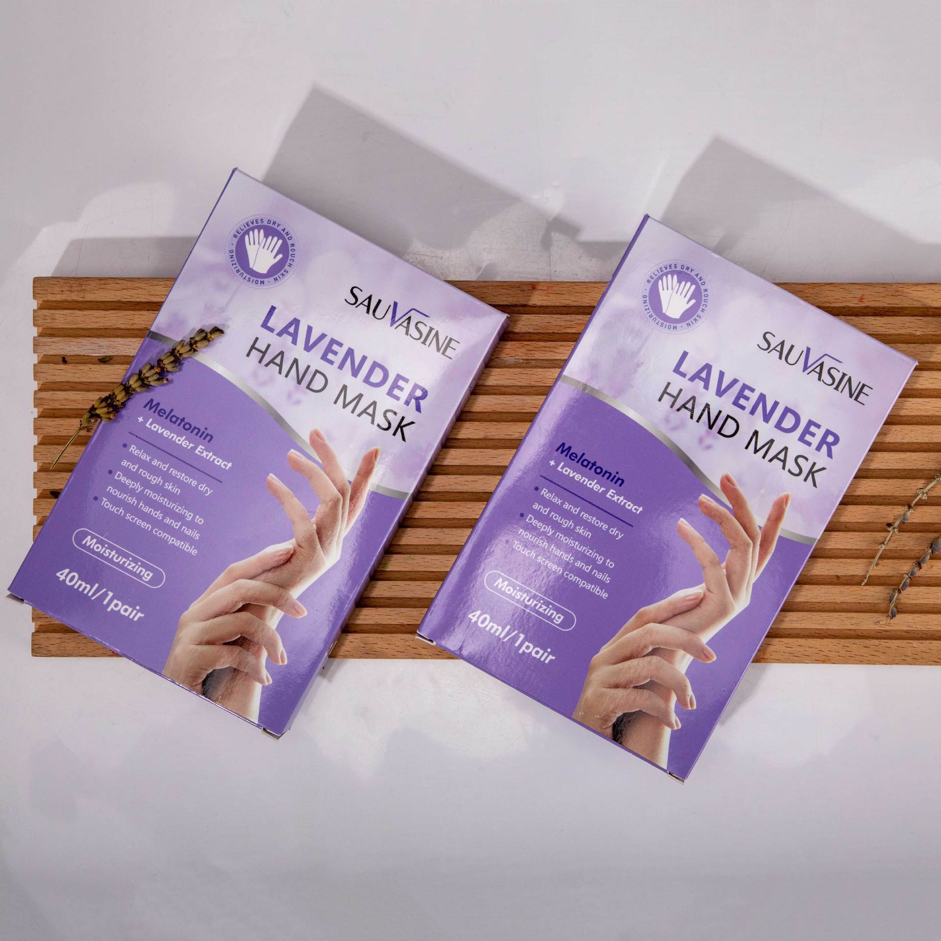 Lavender Moisturizing Hand Mask with Nourishing Film Pack - lavender moisturizing hand mask nourishing
