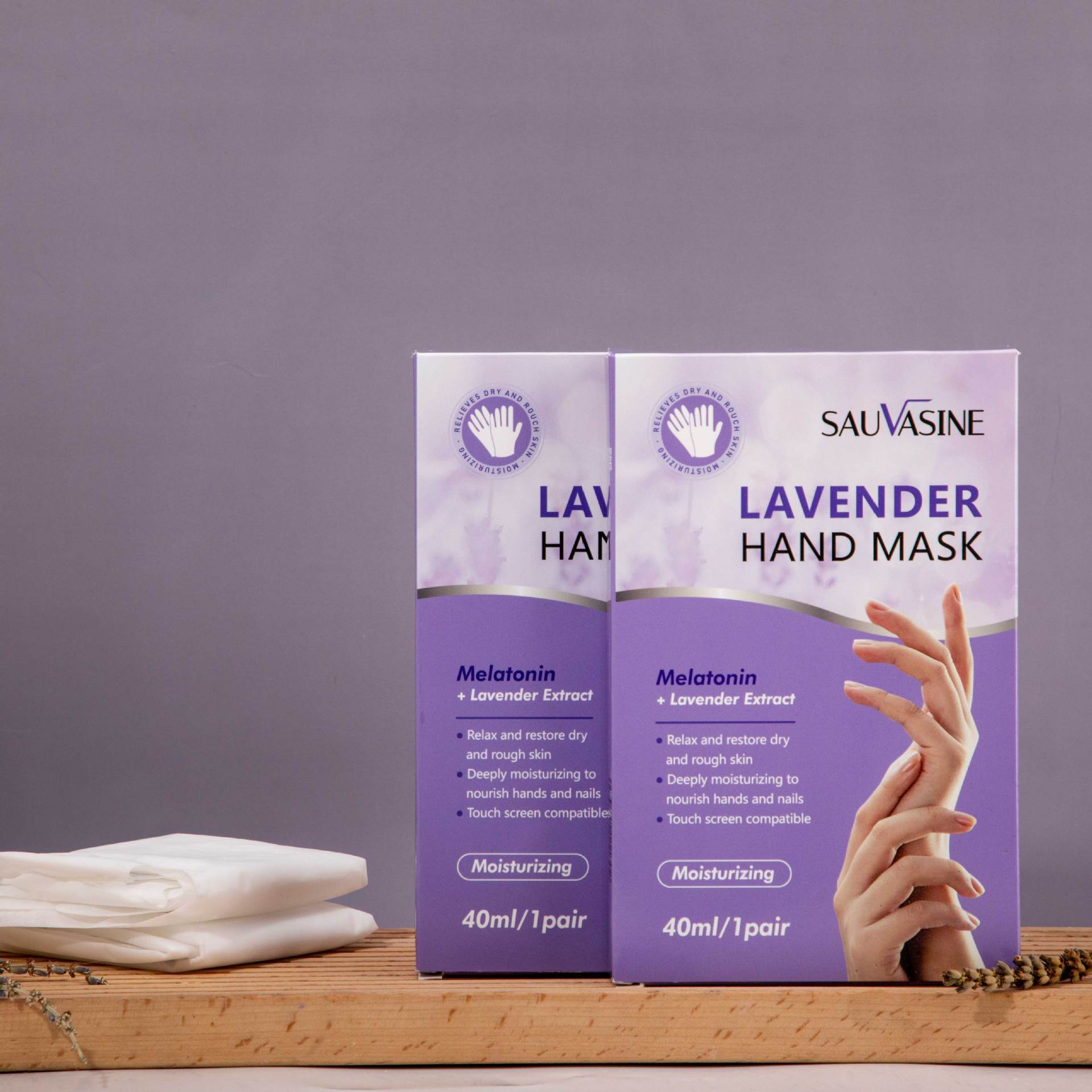 Lavender Moisturizing Hand Mask with Nourishing Film Pack - lavender moisturizing hand mask nourishing