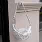 Layer Cattlehide Leather Fashion Shoulder Bag with Sandwich Zipper Design - for Women layer cattlehide leather fashion