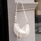Layer Cattlehide Leather Fashion Shoulder Bag with Sandwich Zipper Design - for Women layer cattlehide leather fashion