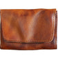 Layer Cowhide Leather Bag in Retro Dark Coffee Yellow Brown Black Red - Snag a Wallet for Flair united states chf layer