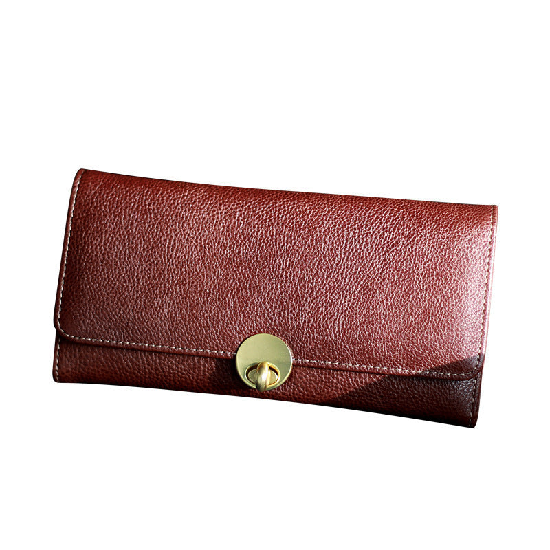 Layer Cowhide Leather Outer Bag with Polyester Lining for Daily Use in the United States - Wallet That Fits All