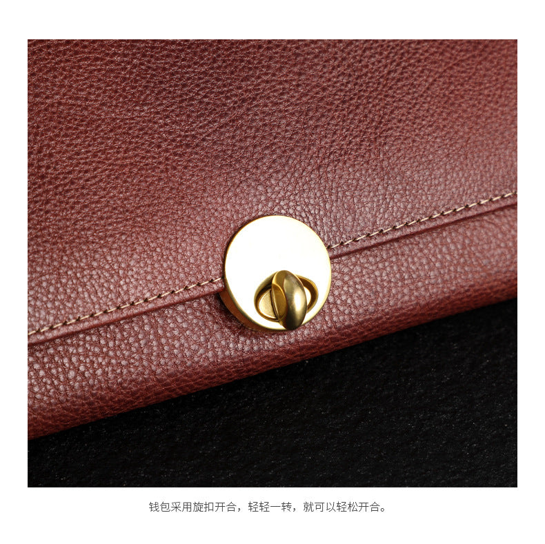 Layer Cowhide Leather Outer Bag with Polyester Lining for Daily Use in the United States - Wallet That Fits All