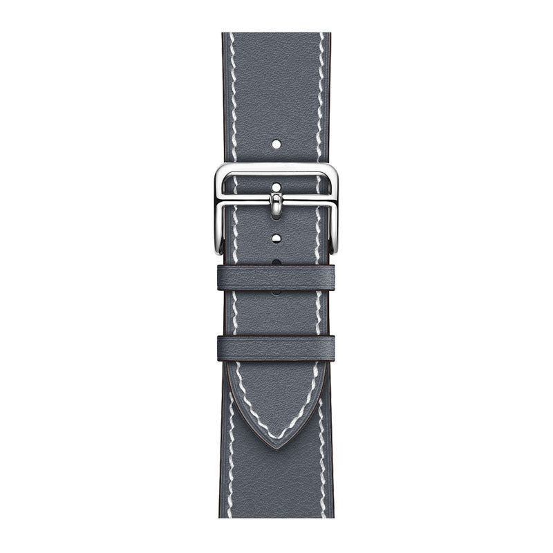 Layer Cowhide PU Leather Watch Band in Multiple Colors - That Even Time Approves cowhide pu leather layer watch band