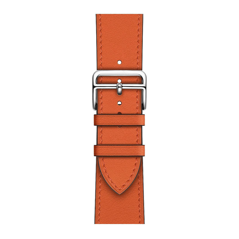 Layer Cowhide PU Leather Watch Band in Multiple Colors - That Even Time Approves cowhide pu leather layer watch band