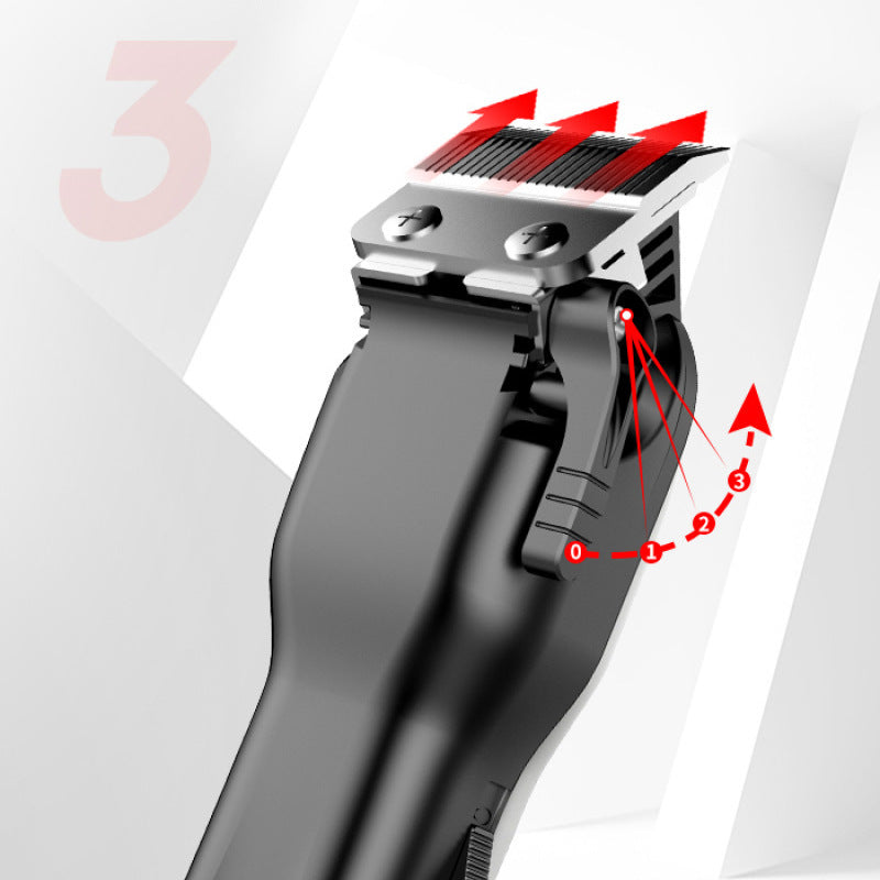 High Power Motor Electric Clipper with LCD Display and Rechargeable Battery - for Copper-Top Haircuts lcd display high