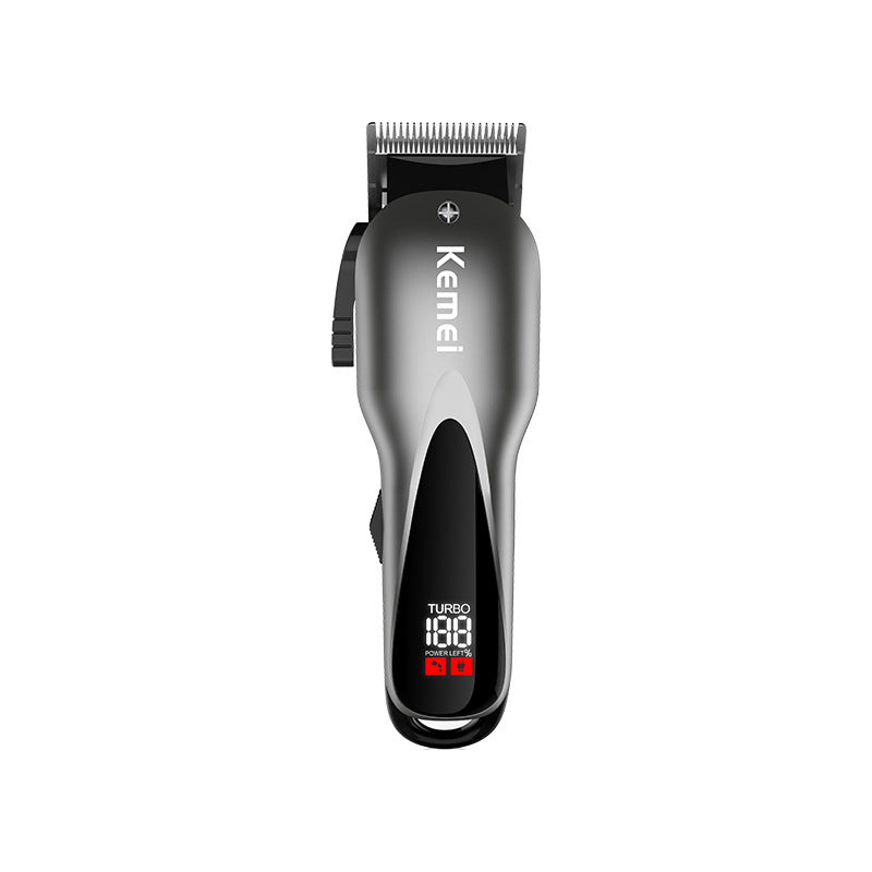 High Power Motor Electric Clipper with LCD Display and Rechargeable Battery - for Copper-Top Haircuts lcd display high