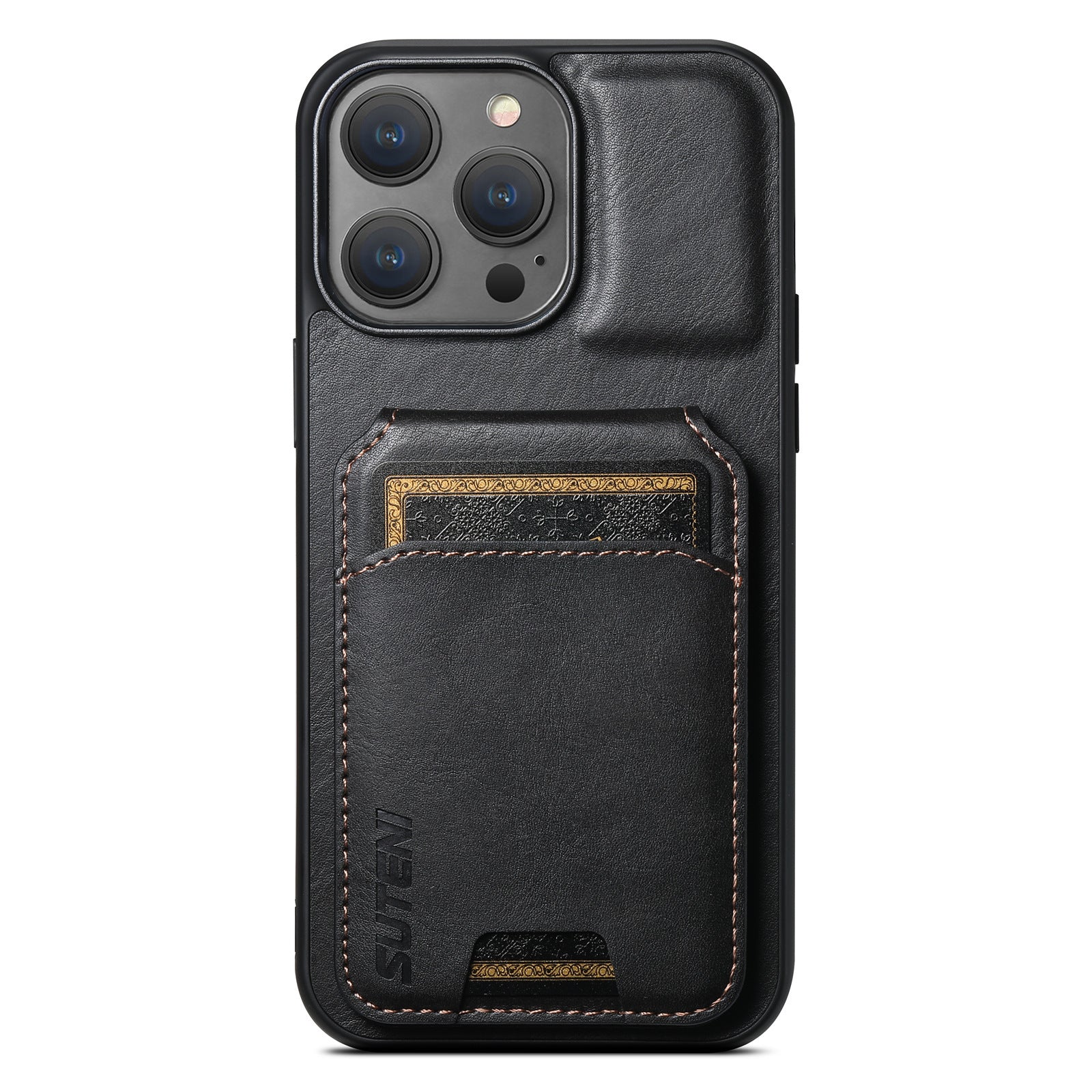 Leather Business Card Phone Case - Leather Business Card Phone Case for iPhone Models