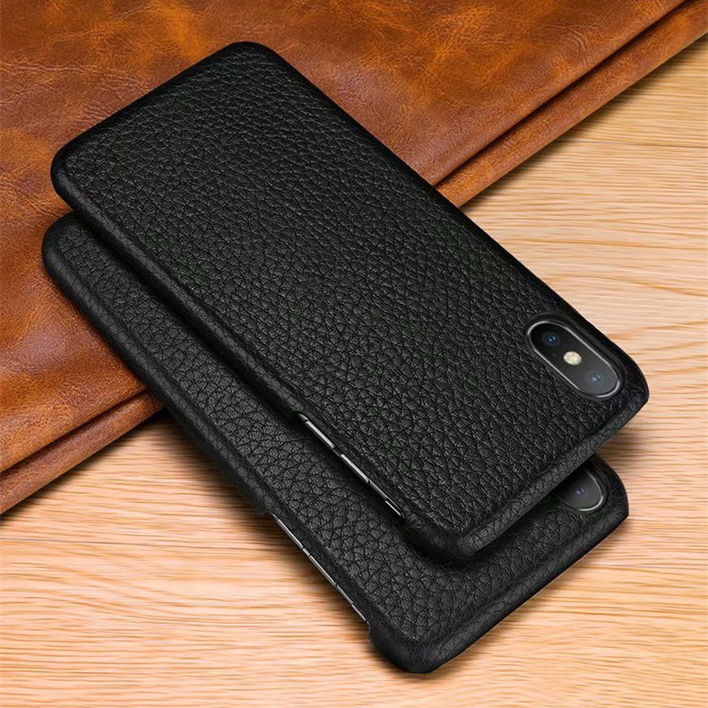 Leather business phone case - Leather Business Phone Case in Solid Colors