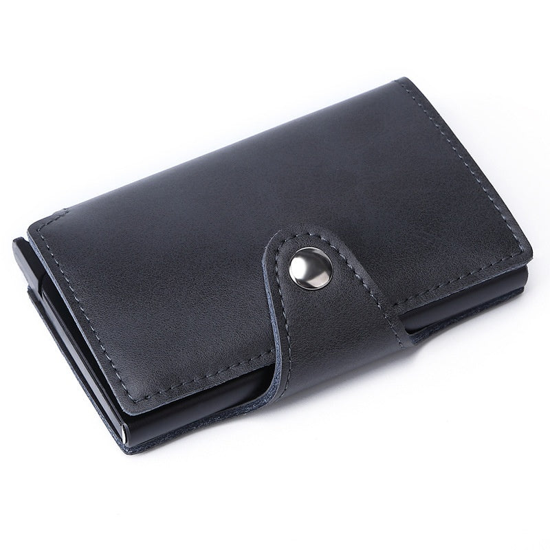 Leather Card Holder for Men and Women in Multiple Colors Suitable United States - Pop-up the Stylishly Forgetful united